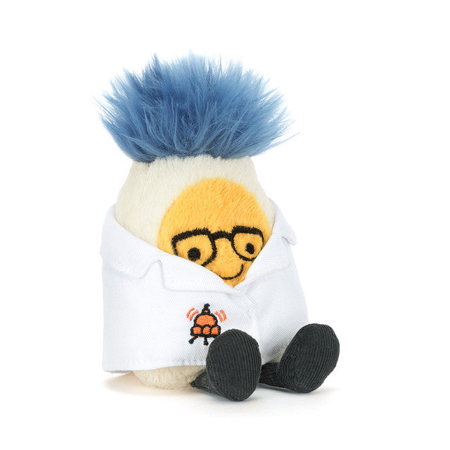 JELLYCAT Amuseables Boiled Egg ‘Scientist’ A6BERS