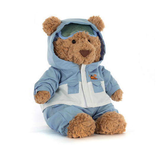 JELLYCAT Bartholomew Bear 'Snow Suit' BARM2SKI