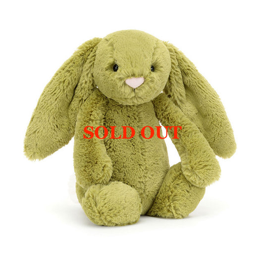 JELLYCAT Bashful Moss Bunny Original BAS3MOSS