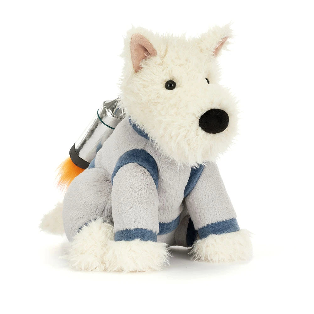 JELLYCAT Munro Scottie Dog Space Outfit MUN3SPD
