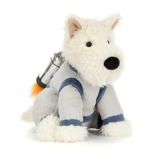 JELLYCAT Munro Scottie Dog Space Outfit MUN3SPD