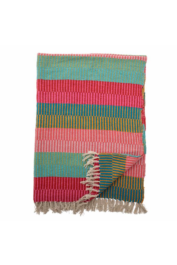 Bloomingville Isnel Green Throw L160xW130 cm